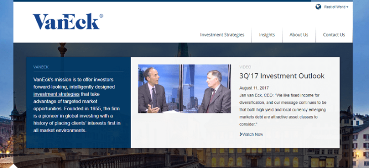 VanEck empresa líder de investimentos solicitou ETF Bitcoin