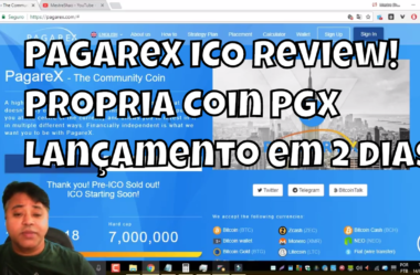 Cryptocurrency – PagareX ICO Review! Lançamento em 2 dias…