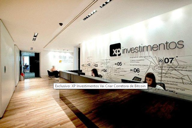 A maior empresa de investimentos do Brasil, com 500 mil clientes ativos e mais de R$ 120 bilhões sob custódia XP Investimentos Cria Corretora de Bitcoin