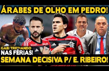 SEMANA DECISIVA PARA ÉVERTON RIBEIRO! ÁRABES DE OLHO EM PEDRO! GABIGOL TOMA ATITUDE NAS FÉRIAS!