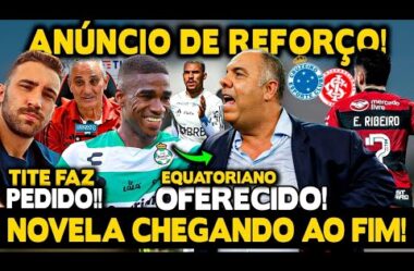 NEGÓCIO FECHANDO! FLA PREPARA ANÚNCIO DE REFORÇO! EQUATORIANO OFERECIDO! E. RIBEIRO SAI OU FICA?