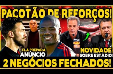 PACOTÃO DE REFORÇOS DO NATAL! FLA PREPARA ANÚNCIO DE LÉO ORTIZ E DE LA CRUZ! NOVIDADE SOBRE ESTÁDIO!