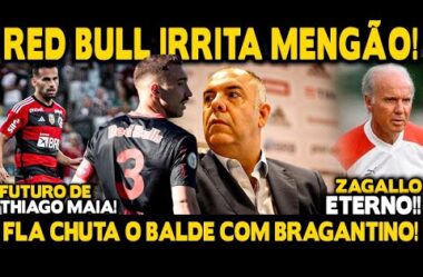 FLAMENGO CHUTA O BALDE, SE IRRITA E AMEAÇA BRAGANTINO! FUTURO DE THIAGO MAIA DEFINIDO!