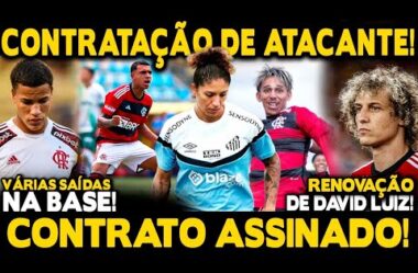 MARTELO BATIDO! FLA CONFIRMA RENOVAÇÃO! NOVOS CONTRATOS! DEBANDADA NA BASE! VÁRIOS GAROTOS SAINDO!