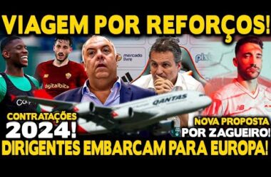 AGORA VAI! REFORÇOS DA EUROPA! DIRIGENTES EMBARCAM HOJE! NOVA PROPOSTA POR LÉO ORTIZ!