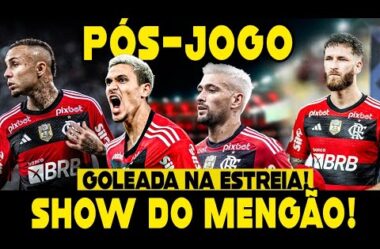 FLAMENGO ESTREIA COM PÉ DIREITO E DÁ SHOW NA GOLEADA CONTRA O AUDAX-RJ NO CARIOCA!