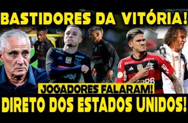 BASTIDORES DA VITÓRIA DO MENGÃO NOS ESTADOS UNIDOS! JOGADORES FALARAM! PÓS-JOGO!