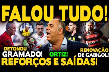 REFORÇOS, SAÍDAS E RENOVAÇÃO! BRAZ FALOU TUDO! ORTIZ E CORONADO! DETONARAM GRAMADO DO MARACANÃ!