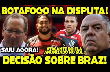 SAIU AGORA! BOTAFOGO ENTRA NA DISPUTA COM CORINTHIANS! ATACANTE ANUNCIADO NO SUL LANDIM DEFENDE BRAZ