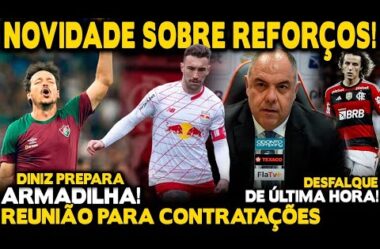 REUNIÃO EMERGENCIAL POR REFORÇOS! DINIZ PREPARA ARMADILHA! DESFALQUE DE ÚLTIMA HORA!