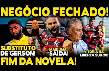 NEGÓCIO FECHADO! CONTRATAÇÃO DE SEGUNDO VOLANTE! DESPEDIDA DE THIAGO MAIA! VITÓRIA NA LIBERTA SUB-20