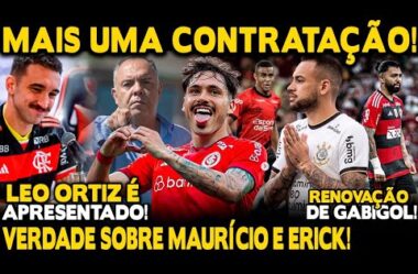 MAIS UM REFORÇO CHEGANDO! RENOVAÇÃO DE GABIGOL! VERDADE SOBRE MAURÍCIO E ERICK! ORTIZ APRESENTADO!