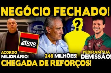 NEGÓCIO FECHADO! CHEGADA DE REFORÇOS: TITE ABRE JOGO! DINIZ É PRESSIONADO E CHAMADO DE BURRO!