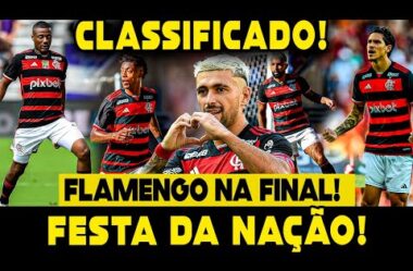 COMEMORA NAÇÃO! FLAMENGO CLASSIFICADO PARA A FINAL DO CARIOCA!