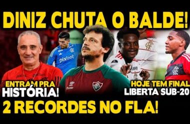 DINIZ CHUTA O BALDE E DETONA GERAL! 2 RECORDES NO FLAMENGO! ROSSI E TITE ENTRAM PARA A HISTÓRIA!