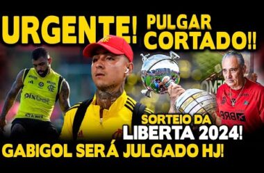 URGENTE! PULGAR CORTADO DA SELEÇÃO! GABIGOL PODE PEGAR GANCHO DE 4 ANOS! OS PERIGOS DA LIBERTADORES!