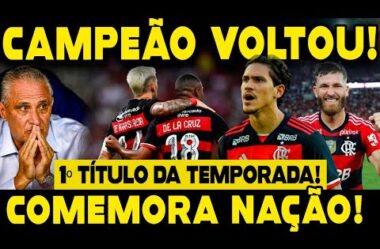 CAMPEÃO VOLTOU! FLA CONQUISTA TAÇA GUANABARA! SHOW DE BOLA DO MENGÃO!