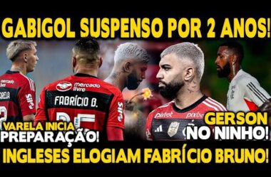 BOMBA! GABIGOL SUSPENSO POR 2 ANOS DO FUTEBOL!