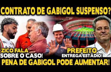 URGENTE! FLAMENGO TOMA DECISÃO SOBRE CONTRATO DE GABIGOL! PREFEITO “ENTREGA” ESTÁDIO DO FLAMENGO!