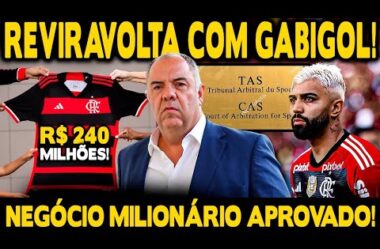 NOTÍCIA URGENTE! REVIRAVOLTA COM GABIGOL! NEGÓCIO MILIONÁRIO APROVADO! ÚLTIMAS DO FLA!