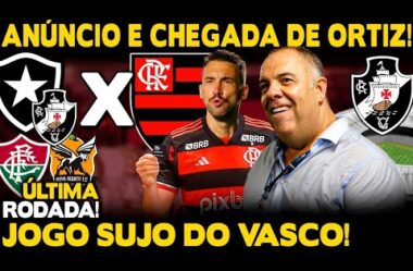 ANÚNCIO E CHEGADA DE LÉO ORTIZ! JOGO SUJO DO VASCO! ÚLTIMA RODADA E PROVÁVEIS SEMIFINAIS!