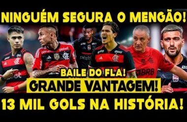 NINGUÉM SEGURA O MENGÃO! MAIS UM BAILE DO FLA! GRANDE VANTAGEM NA FINAL!