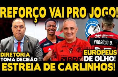 ESTREIA DE CARLINHOS! REFORÇO VAI PRO JOGO! MARTELO BATIDO SOBRE VENDA DE TITULARES!