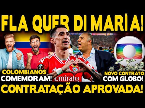 CONTRATAÇÃO DE DI MARÍA APROVADA! ARGENTINO DECIDINDO FUTURO! NOVO CONTRATO MILIONÁRIO COM GLOBO!