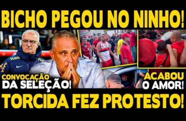 BICHO PEGOU NO NINHO! PROTESTOS DA TORCIDA! ARRASCAETA COBRADO! CLIMA ESQUENTOU! CONVOCAÇÃO E+