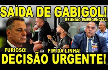 GABIGOL FORA DO FLAMENGO! REUNIÃO EMERGENCIAL! LANDIM FURIOSO! FUTURO DO ATLETA SERÁ DEFINIDO!