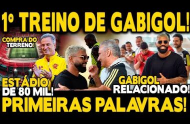 ESPETACULAR! GABIGOL TREINA E É RELACIONADO! LANDIM COMPRANDO TERRENO! ESTÁDIO 80 MIL!