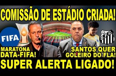 SUPER ALERTA LIGADO! COMISSÃO DE ESTÁDIO DO FLAMENGO CRIADA! SANTOS QUER GOLEIRO DO MENGÃO!