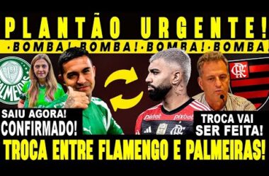 BOMBA! FLAMENGO E PALMEIRAS TROCANDO GABIGOL POR DUDU! ÚLTIMAS NOTÍCIAS!