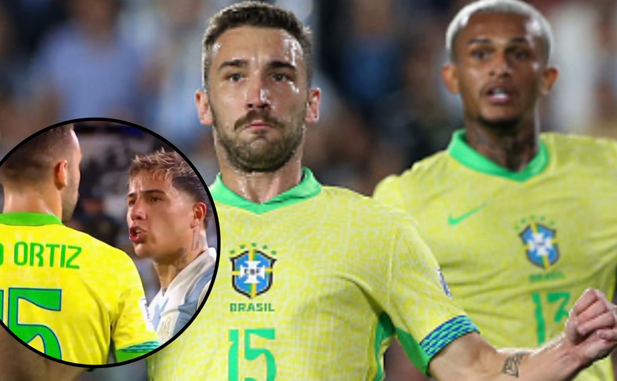 Léo Ortiz, do Flamengo, recebe provocação de Enzo Fernández