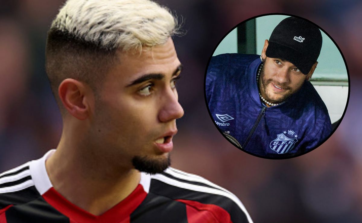 Neymar liga para Andreas Pereira, mas meia prioriza o Flamengo