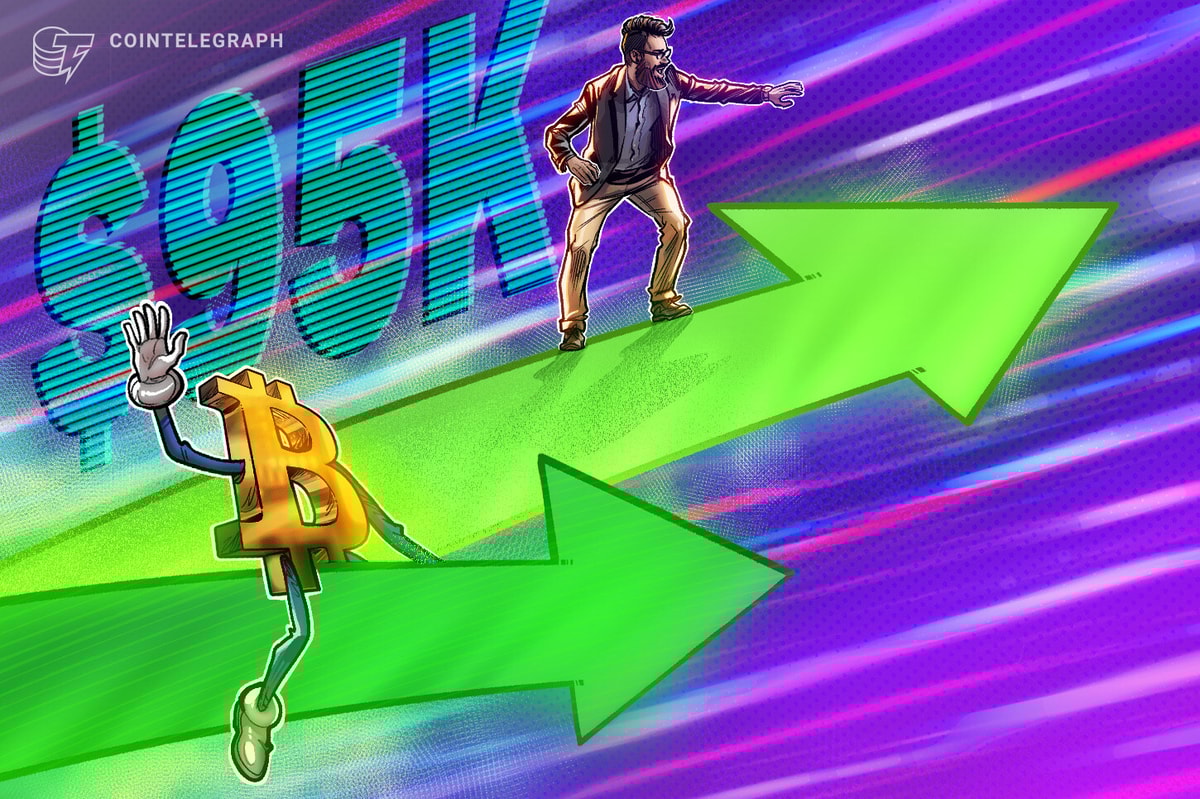 Bitcoin Recunda -se dos dados do PIB nos EUA, enquanto os compradores de DIP empurram o preço do BTC de volta para US $ 95k