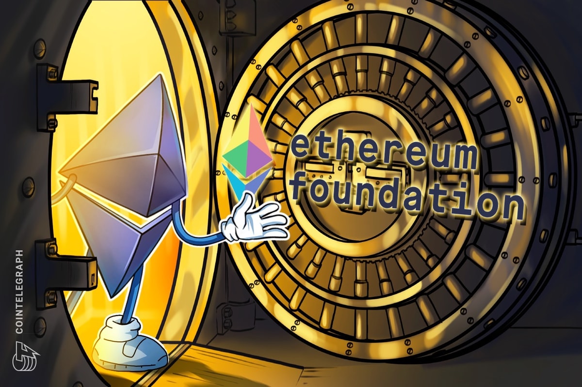 Ethereum Foundation lança uma novidade política de tesouraria