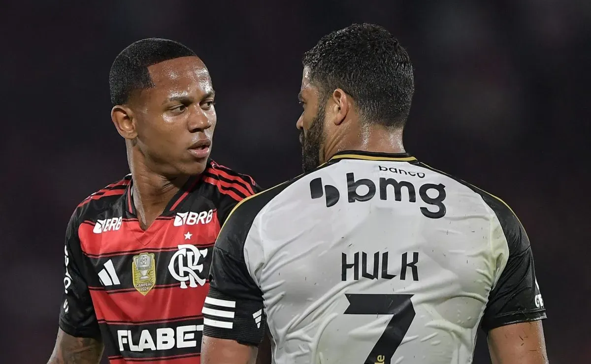 Hulk manda a real sobre Wallace Yan após discussão com atacante flamenguista
