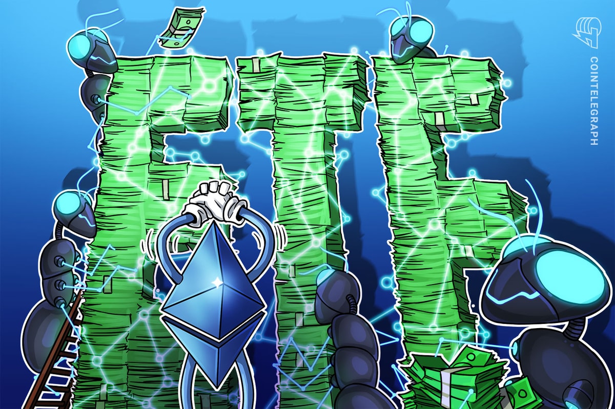 Os ETFs de éter spot atingiram US $ 453 milhões em entradas, estendendo a sequência de 16 dias