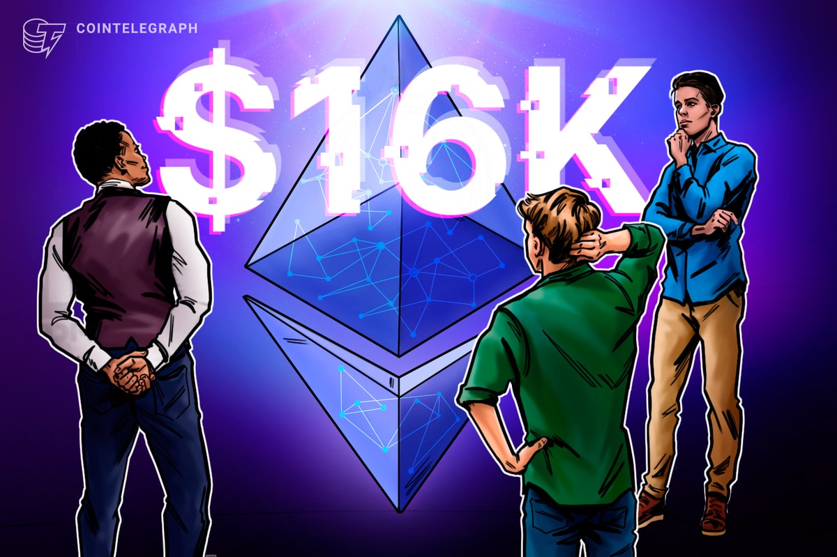 Os comerciantes do Ethereum dizem que o preço da ETH está configurando “maior movimento do ciclo” para US $ 16k