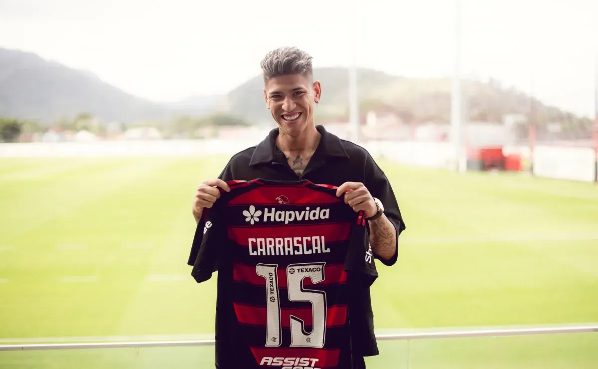 Carrascal deve estrear no Flamengo contra o Mirassol