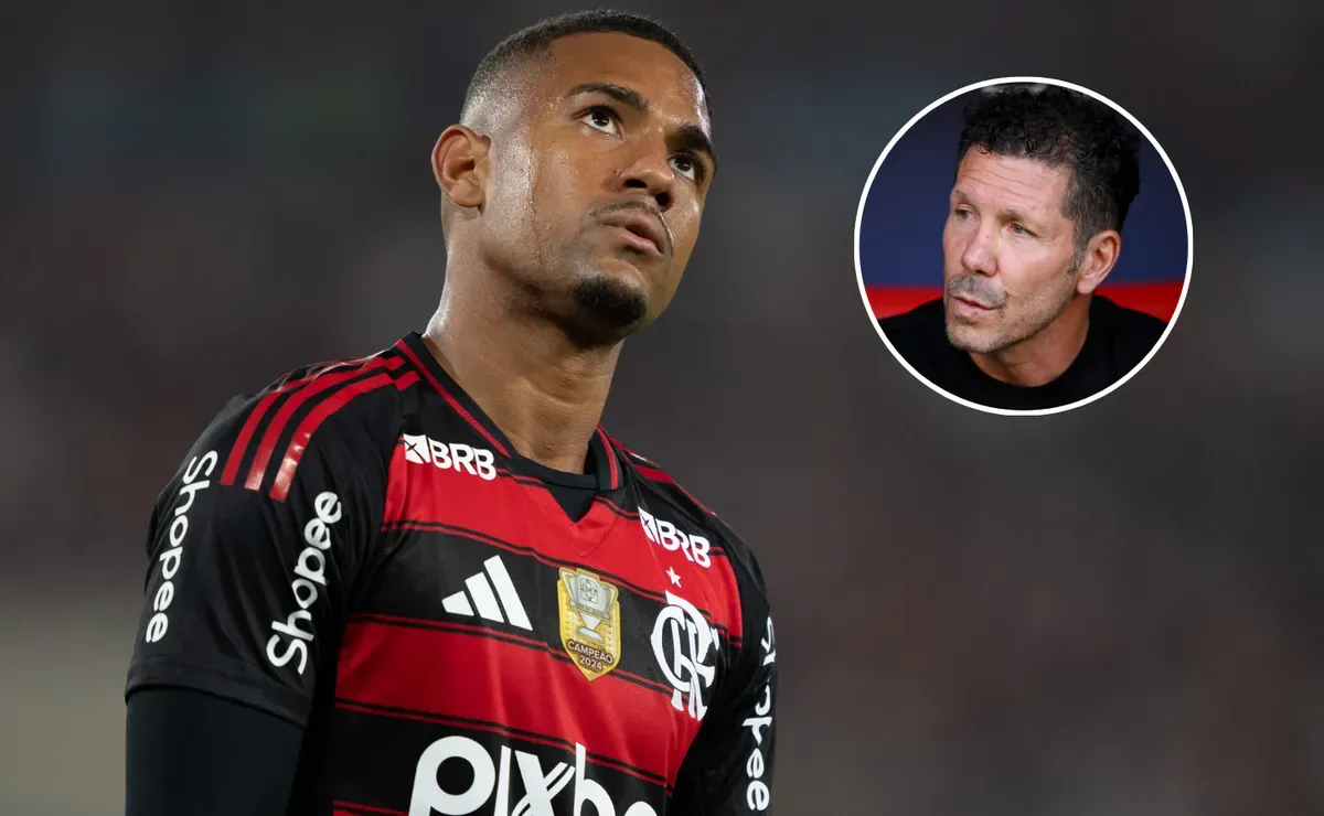 Samuel Lino comenta comparação Simeone x Filipe Luís no Flamengo