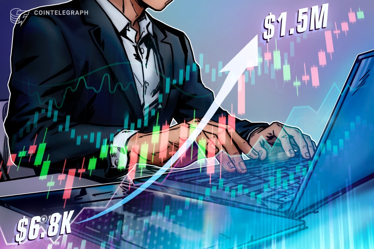 Small Crypto Trader transforma US $ 6,8 mil em US $ 1,5 milhão com estratégia de alto risco