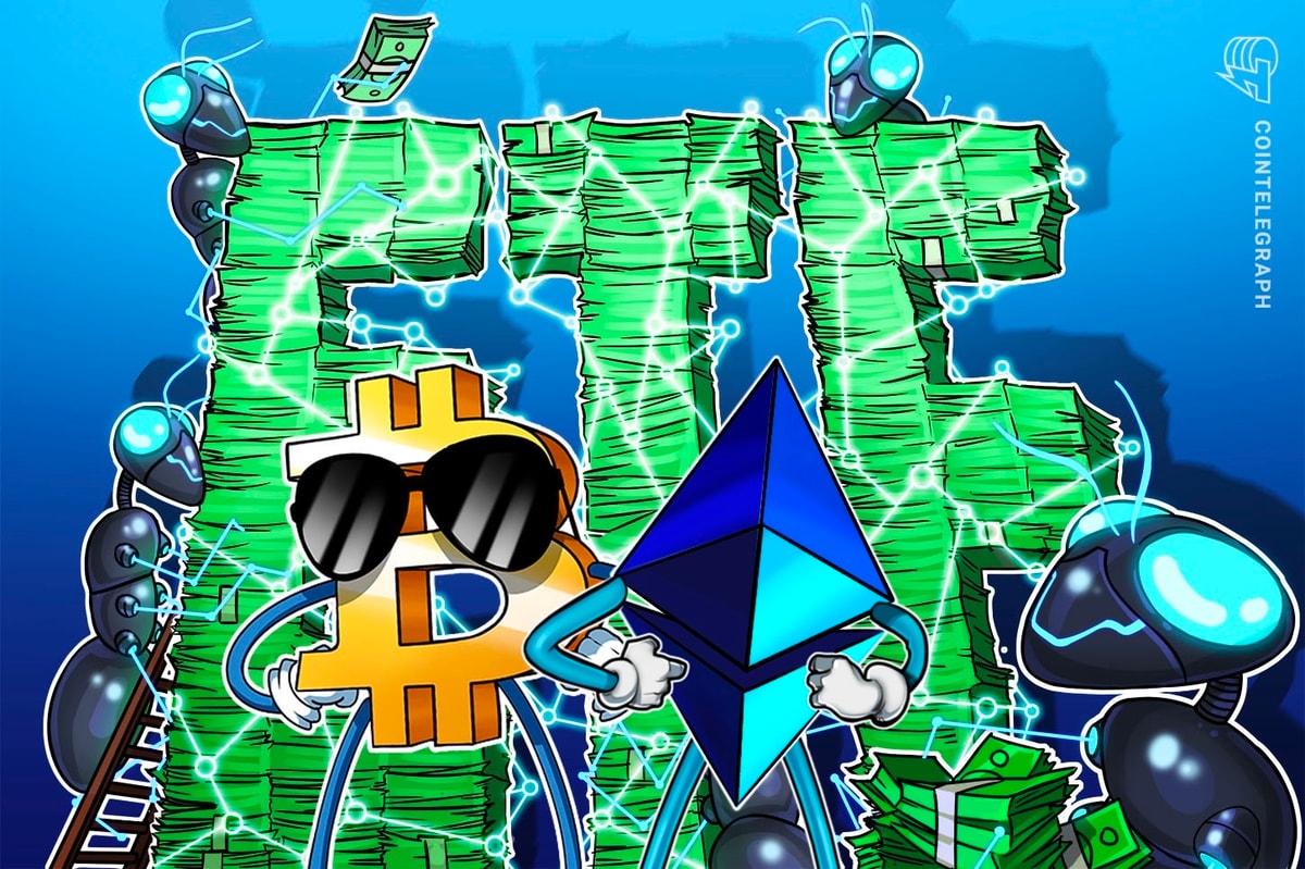 ETFs de éter spot Poste uma semana direta de saídas