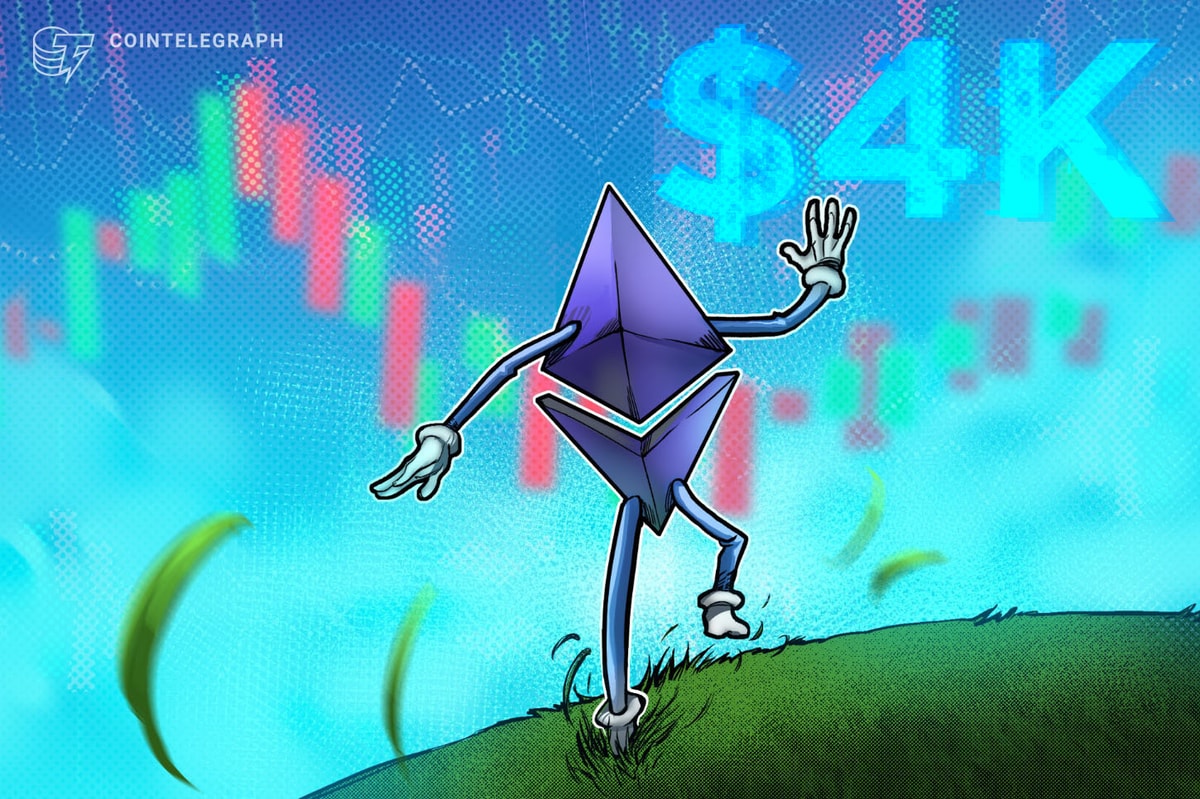 Configuração de fundo triplo do Ethereum sugere próximo rompimento de US$ 4 mil