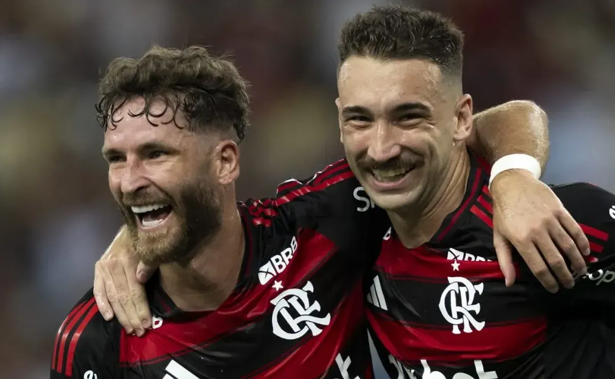 Dupla de "Léos" garante 70% de rendimento do Flamengo na Libertadores