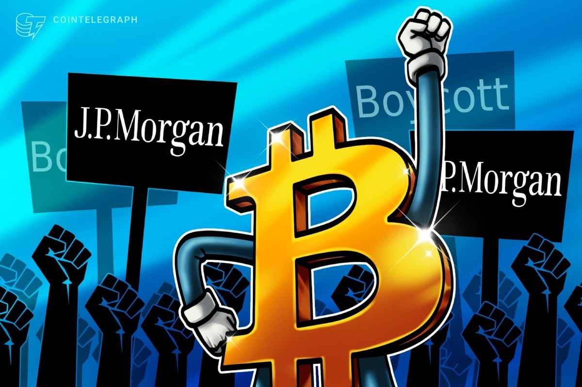 Apoiadores da estratégia e boicote ao JP Morgan da comunidade BTC ganham força