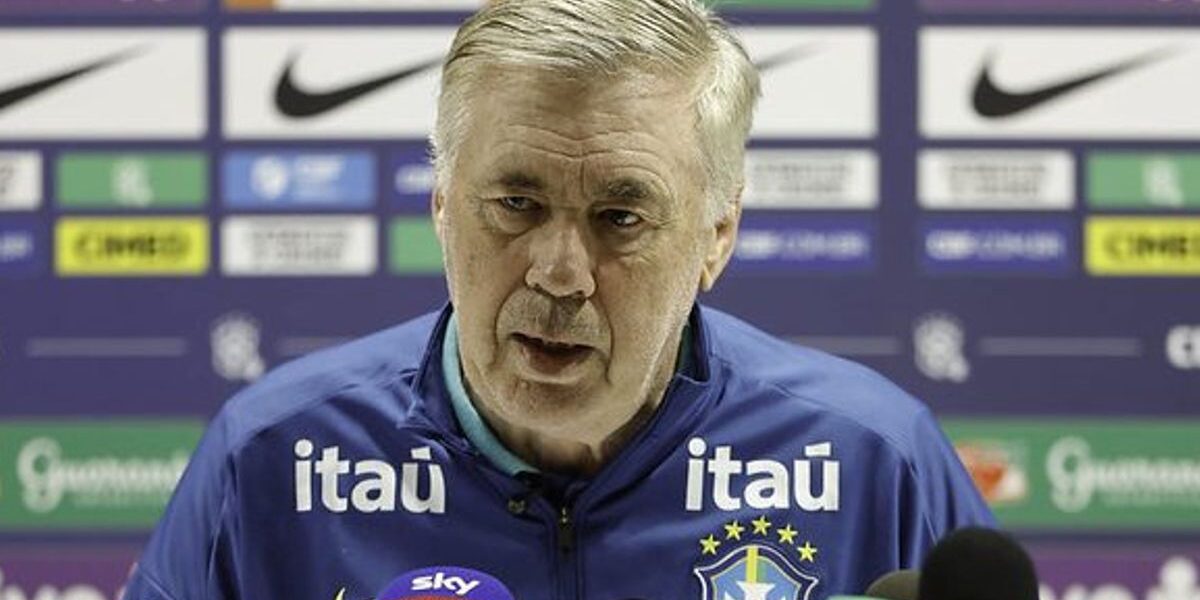 Ancelotti define tática ofensiva do Brasil e alerta: “Precisamos de equilíbrio”