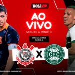 Corinthians x Coritiba AO VIVO: Instantes Finais do Brasileirão 2026