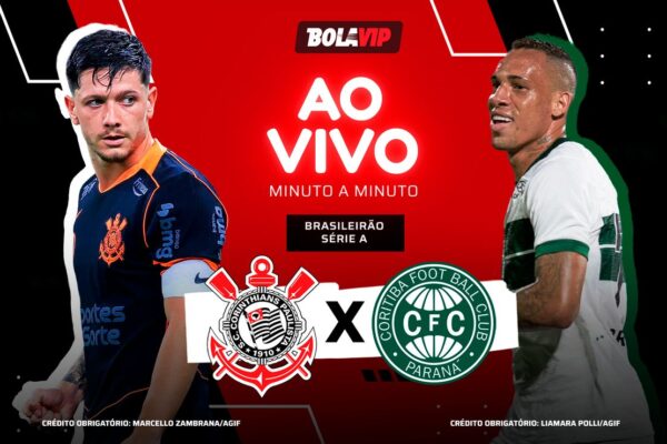 Corinthians x Coritiba AO VIVO: Instantes Finais do Brasileirão 2026